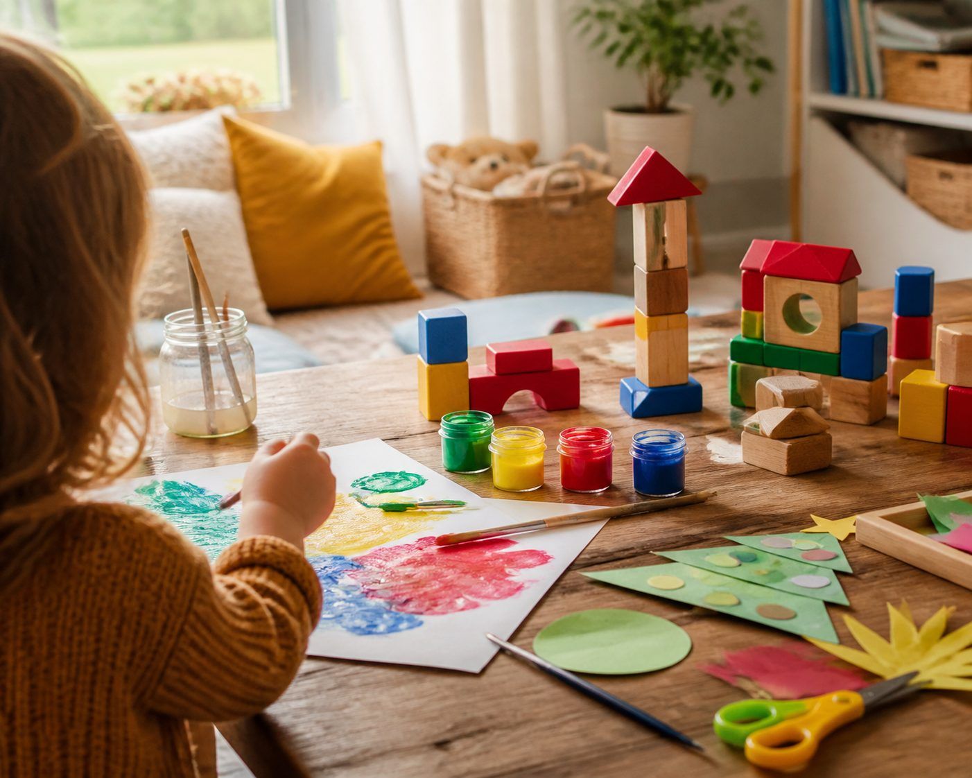 Peinture, jeux et constructions : trois idées pour les jours de fête