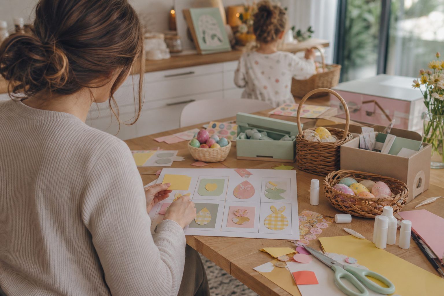 Organiser les activités de Pâques entre classe, maison et vie familiale