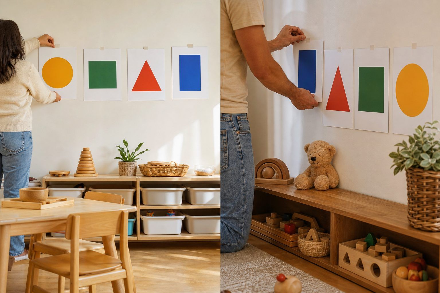 Installer l'affichage à l'école et à la maison