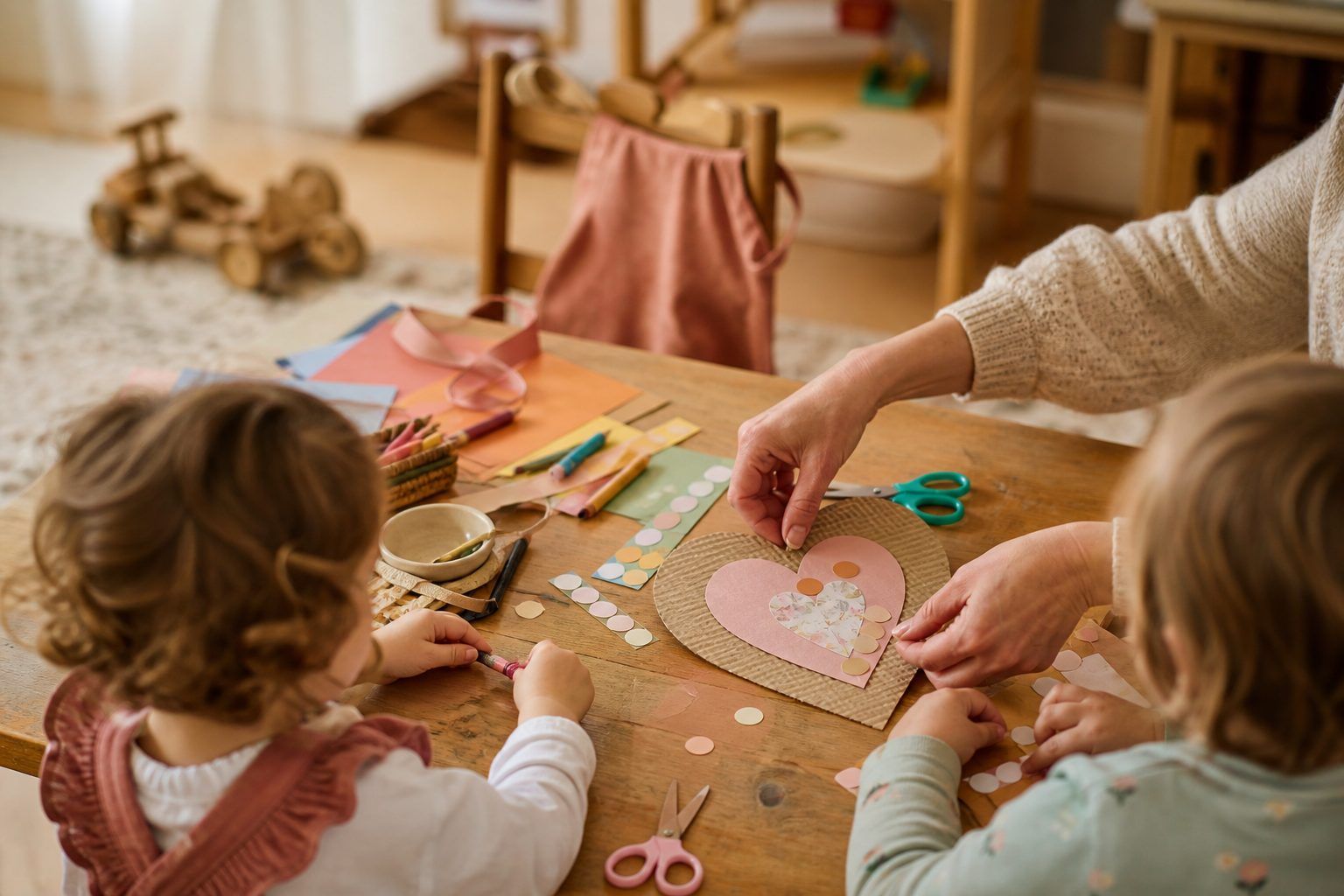 Adapter le projet entre maternelle, maison et temps de jeu