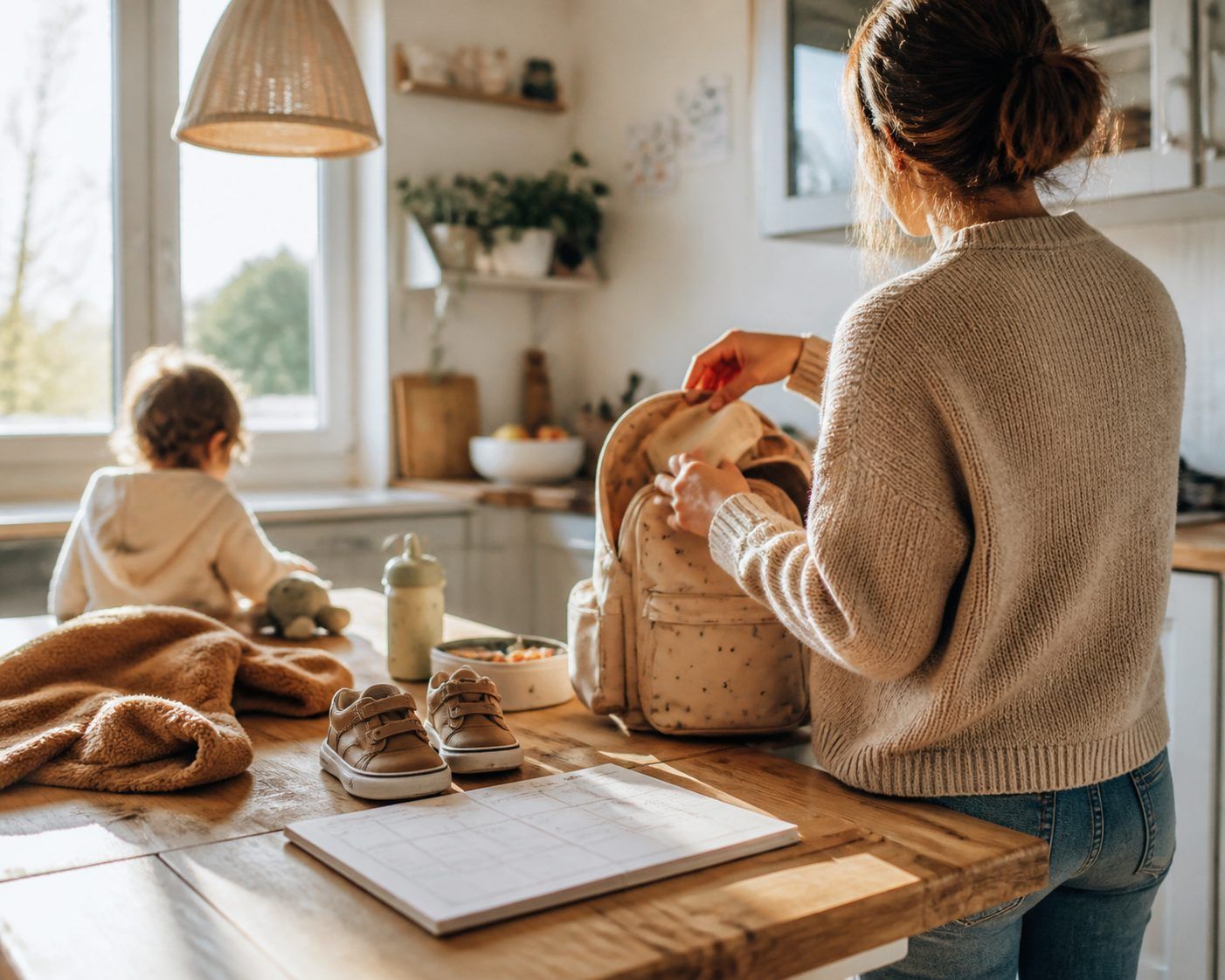 Les premières semaines d’école : organiser le quotidien de la famille