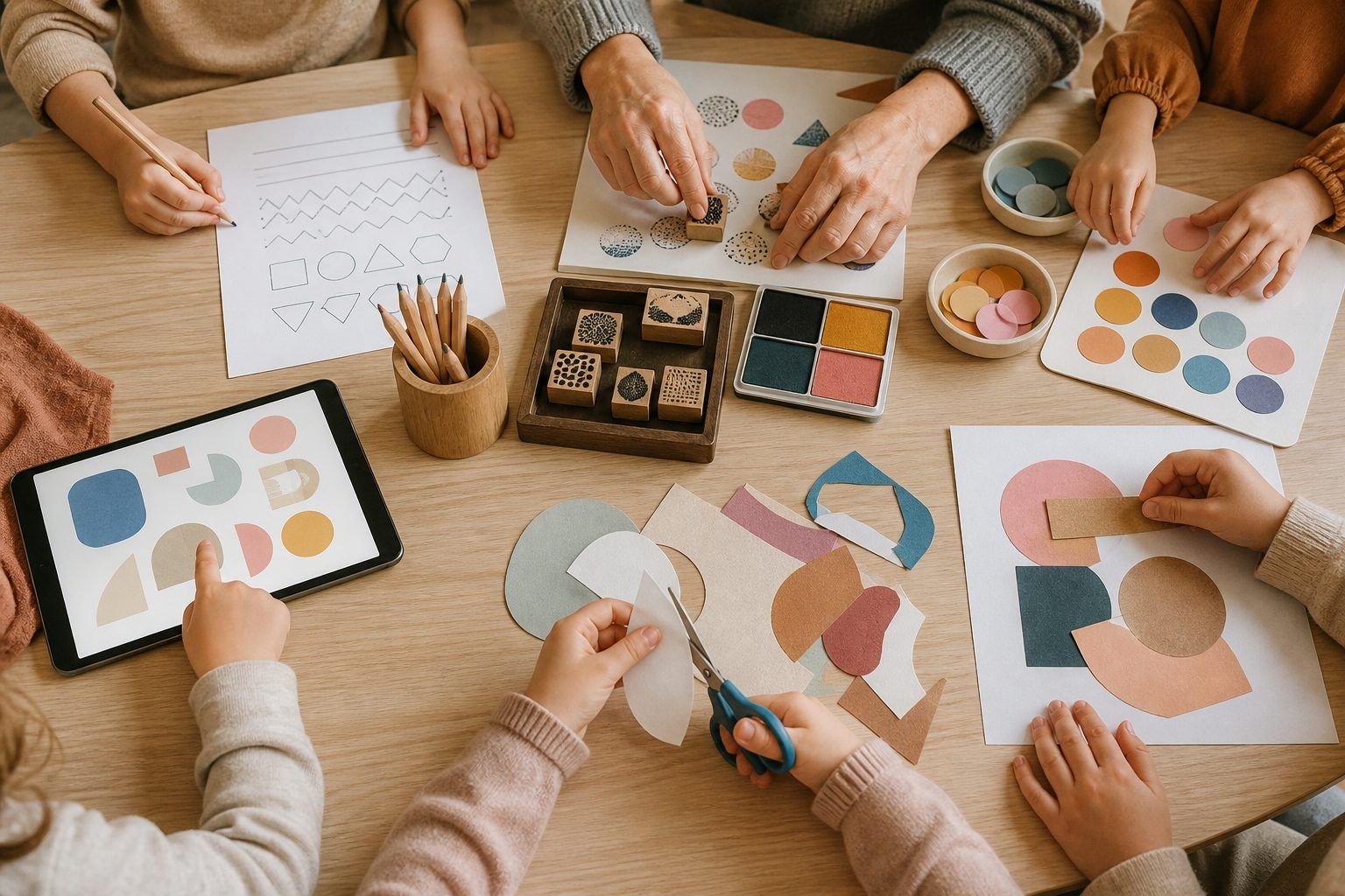 Cinq activités de graphisme à faire en jeu