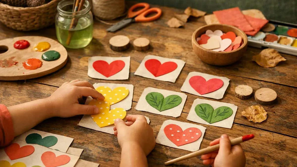 Illustration de l'article Un jeu de mémoire à cœurs accompagne les enfants de maternelle