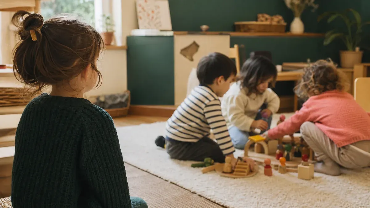 Un enfant timide en maternelle peut trouver sa place à son rythme