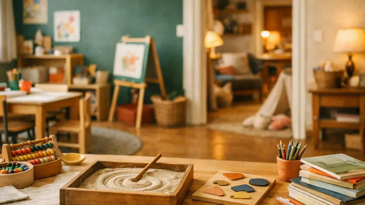 Illustration de l'article Les activités d’école maternelle à la maison se font en jouant
