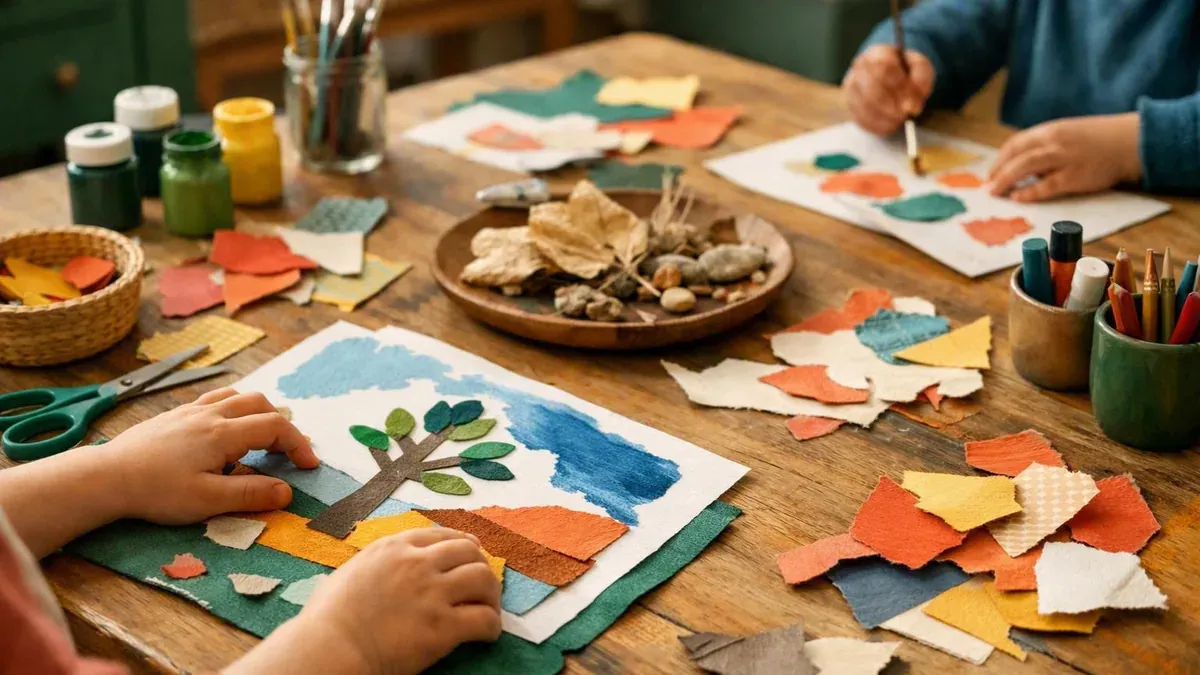 Le découpage créatif en maternelle ouvre la voie aux compositions