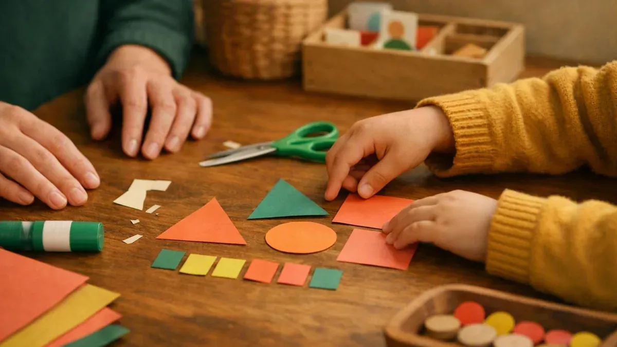 Une progression de découpage en maternelle qui suit le geste