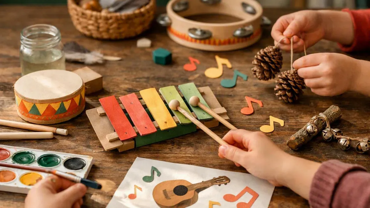 Une activité musique maternelle pour jouer, écouter et bouger