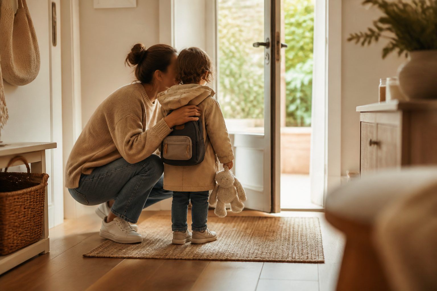Préparer le premier matin avec une séparation simple et lisible
